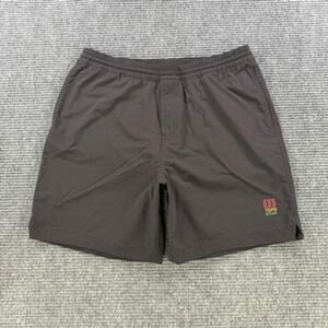 Topo Designs River Short Men XL Black Nylon Spandex 7" Inseam Hiking Trail Climb